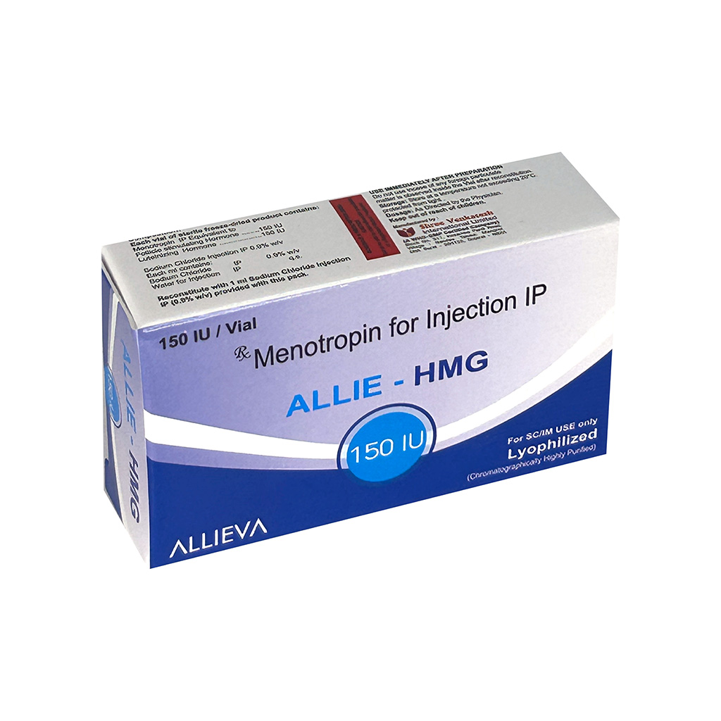 ALLIE-HMG 150 IU Menotropin Injection 150 IU by ALLIE-HMG 150 IU