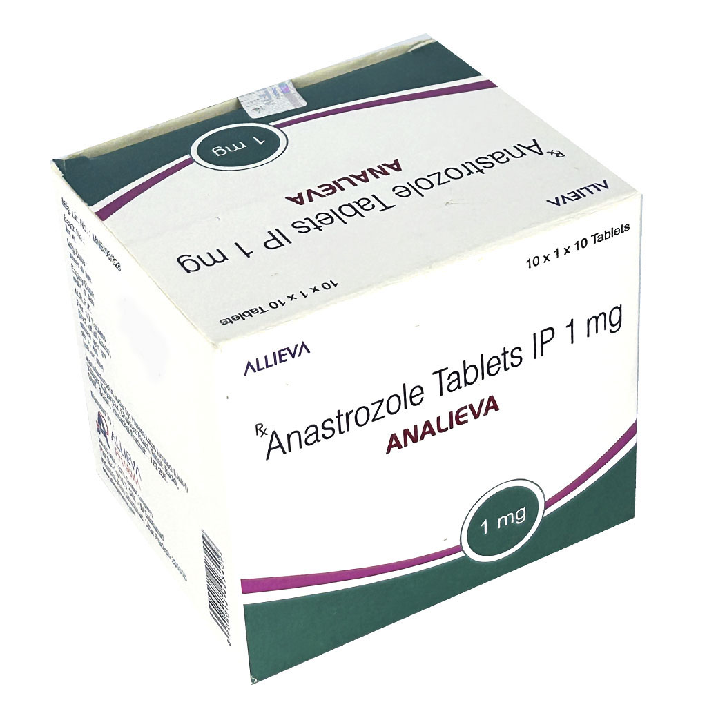 ANALIEVA 1MG Anastrozole Tablets 1 mg by Allieva Pharma Private Limited