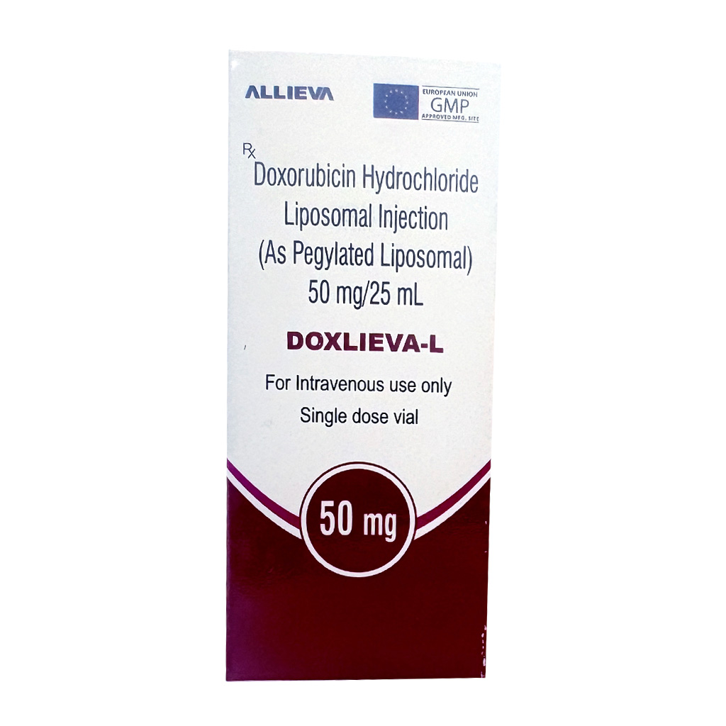 DOXLIEVA-L 50 MG Doxorubicin Hydrochloride Liposomal Injection 50 mg/25 mL by DOXLIEVA-L 50 MG