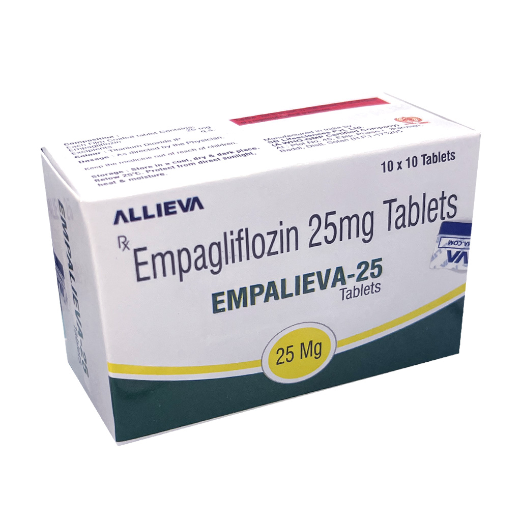 EMPALIEVA 25 MG Empagliflozin Tablets 25mg by Allieva Pharma Private Limited