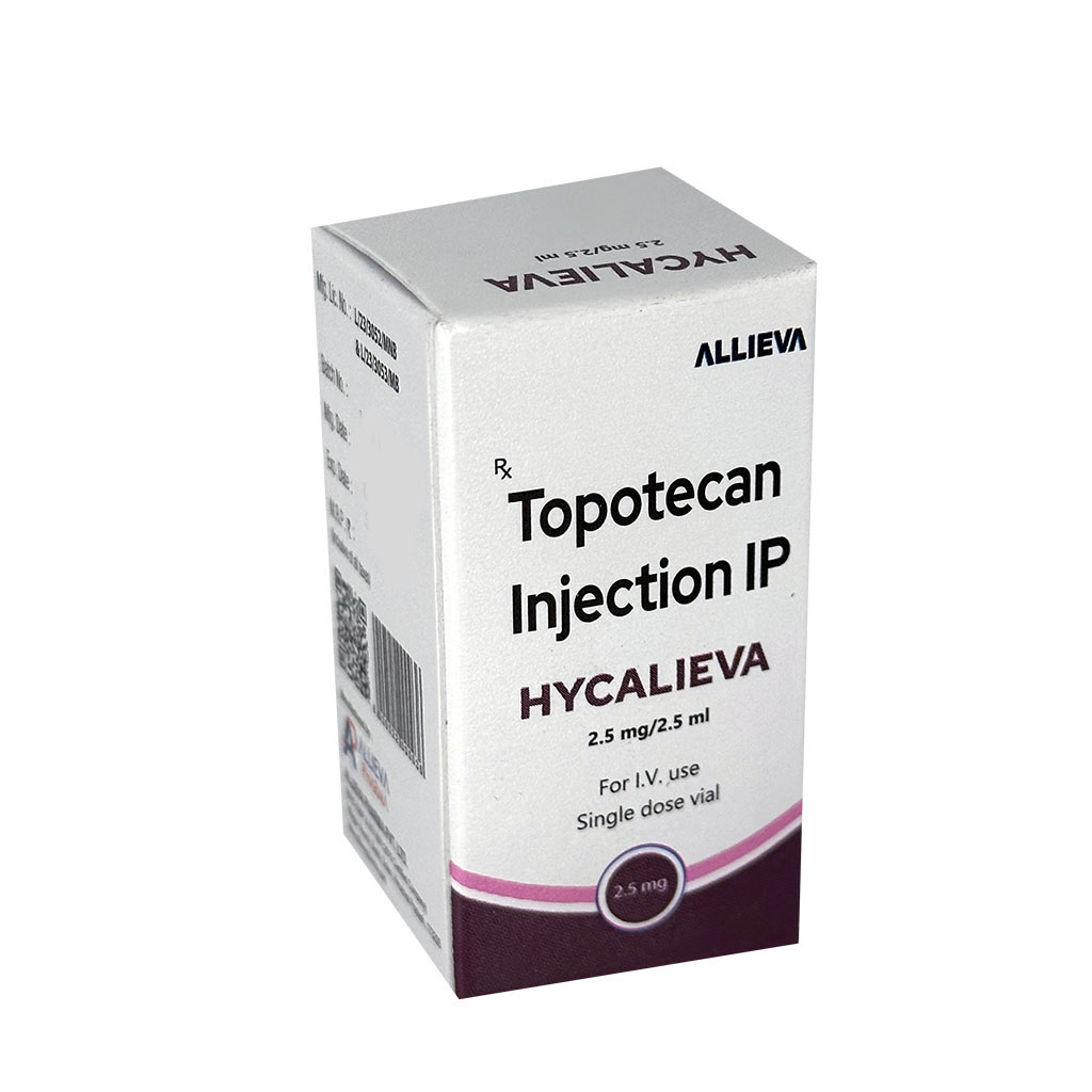 HYCALIEVA 2.5MG Topotecan Injection IP 2.5mg by Allieva Pharma Private Limited