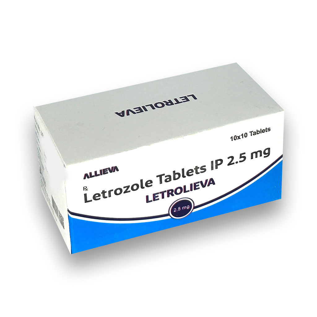 LETROLIEVA 2.5MG Letrozole Tablets IP 2.5 mg by Allieva Pharma Private Limited