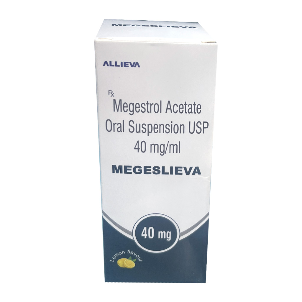 MEGESLIEVA 40 MG Megestrol Acetate Oral Suspension USP 40 mg/ml by MEGESLIEVA 40 MG