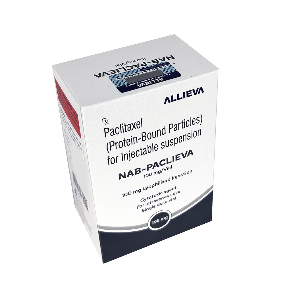NAB-PACLIEVA 100MG Paclitaxel (Protien Bound Particles) for Injection Suspension 100 MG by Allieva Pharma Private Limited