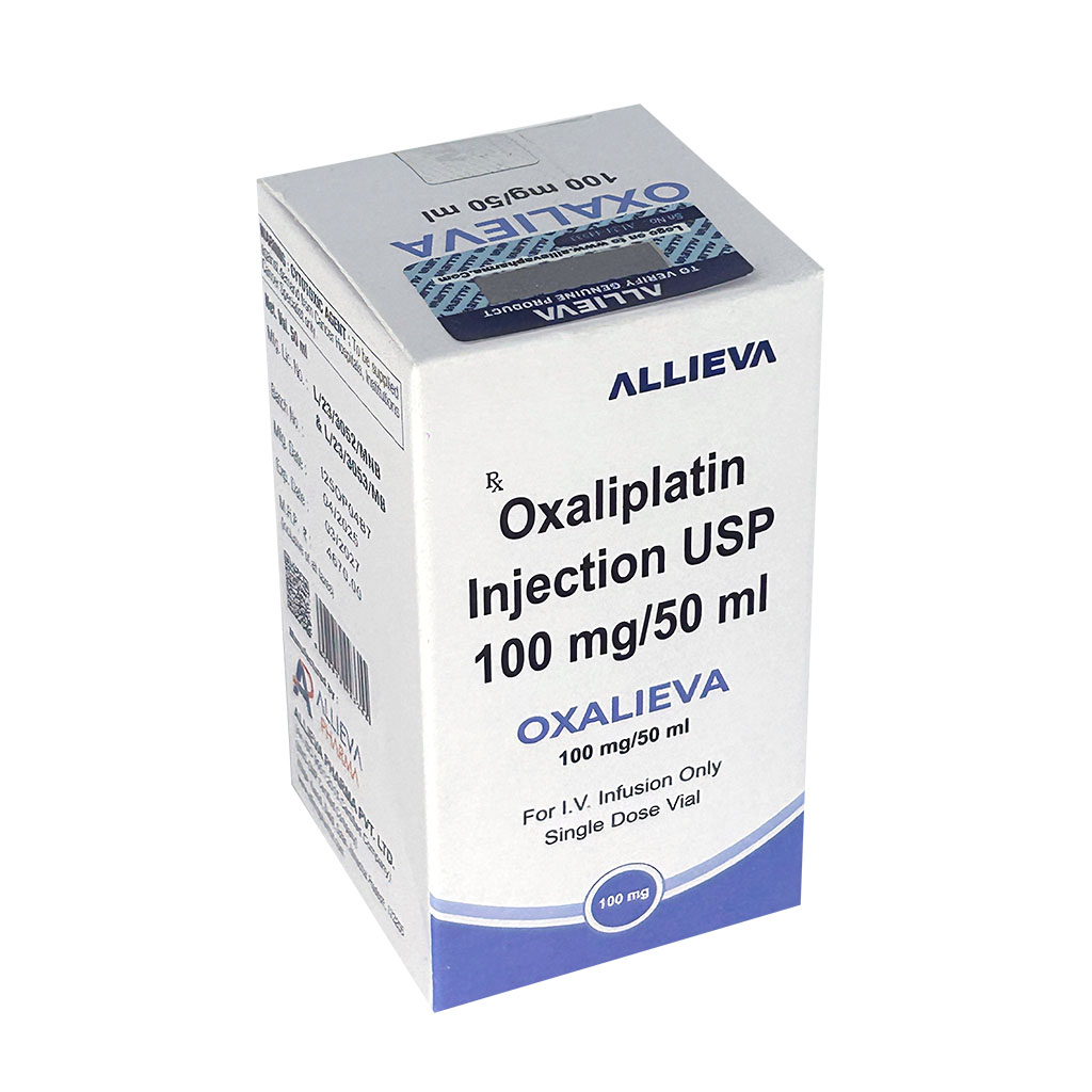 OXALIEVA 100MG Oxaliplatin Injection USP 100mg by Allieva Pharma Private Limited