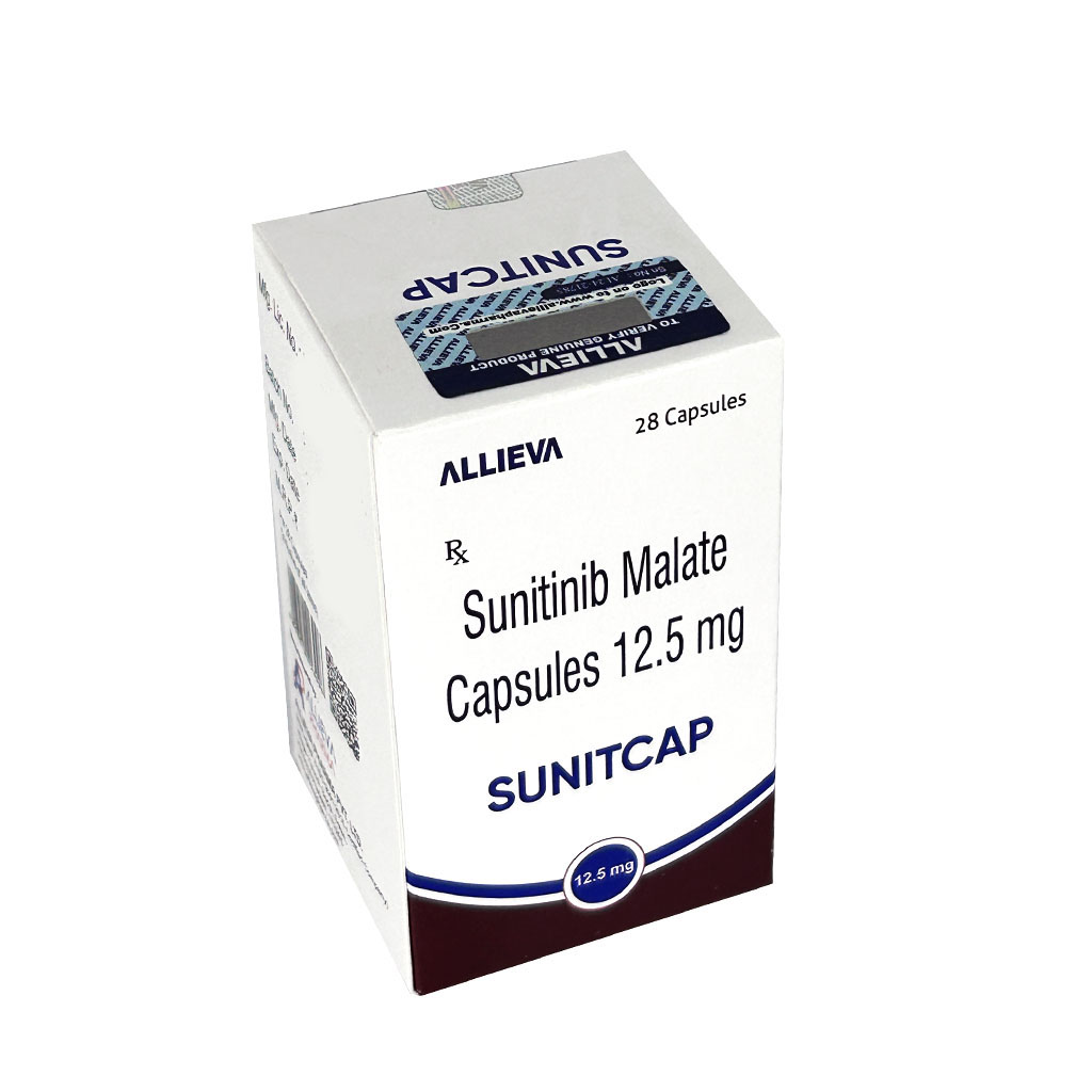SUNITCAP 12.5MG Sunitinib Malate Capsules 12.5mg by Allieva Pharma Private Limited