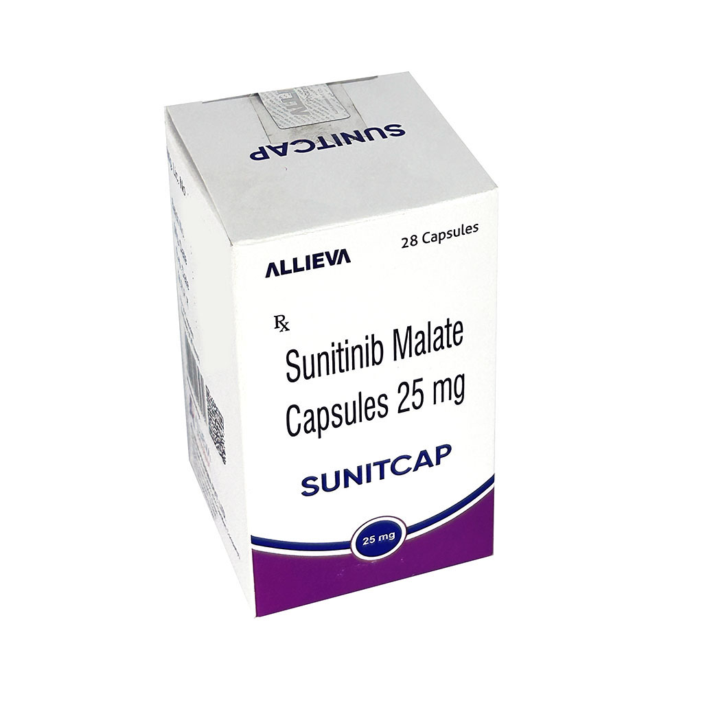 SUNITCAP 25MG Sunitinib Malate Capsules 25mg by Allieva Pharma Private Limited