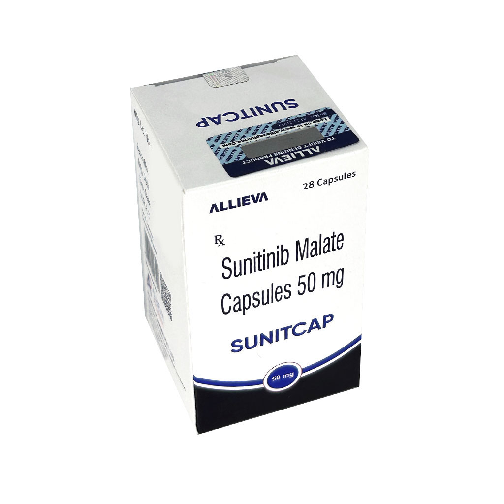 SUNITCAP 50MG Sunitinib Malate Capsules 50mg by SUNITCAP 50MG