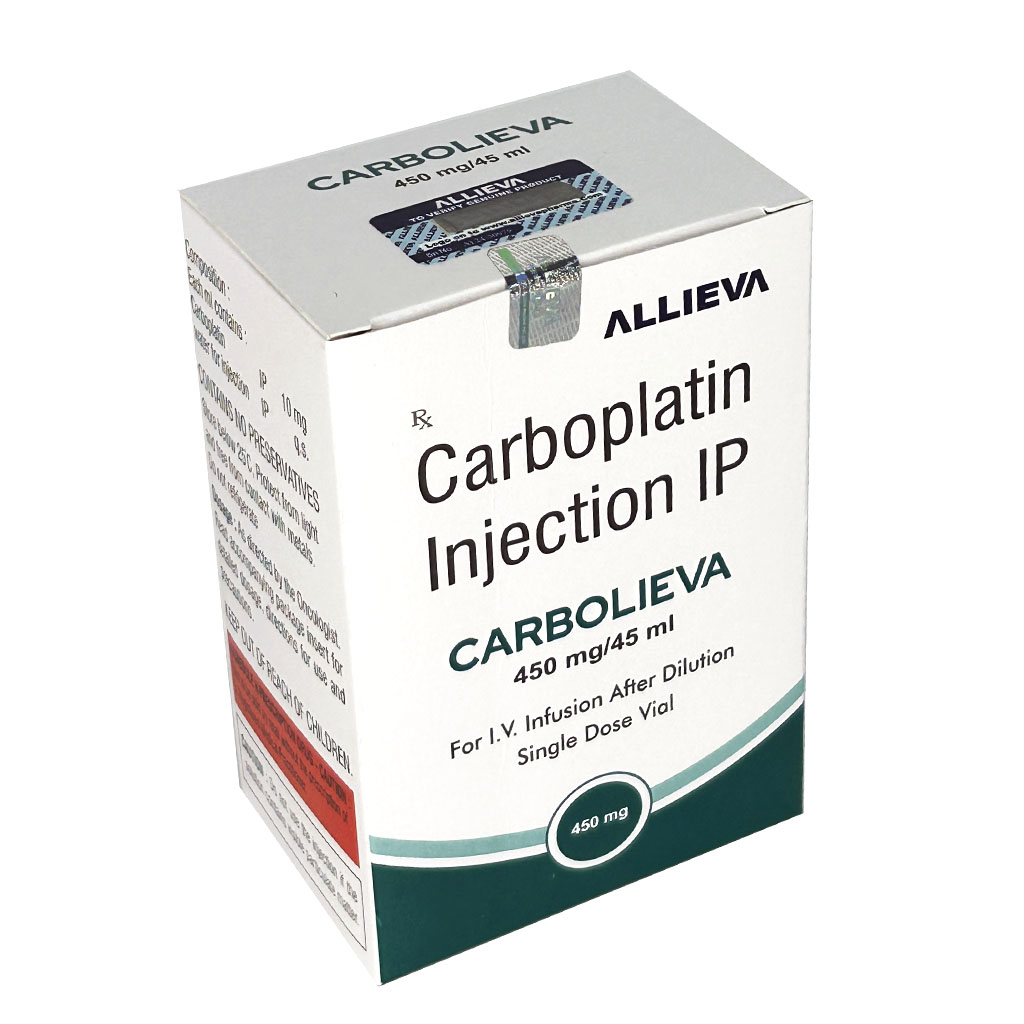 CARBOLIEVA 450MG Carboplatin Injection IP 450mg by Allieva Pharma Private Limited