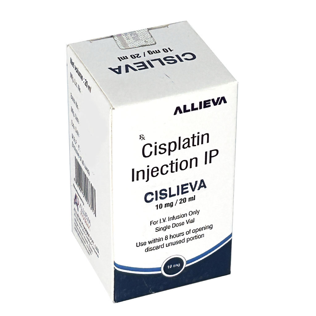CISLIEVA 10MG Cisplatin Injection IP 10 MG by Allieva Pharma Private Limited