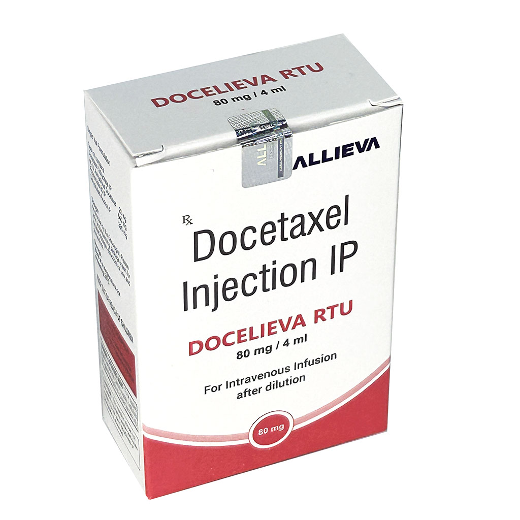 DOCELIEVA  80MG Docetaxel Injection IP 80 MG by Allieva Pharma Private Limited