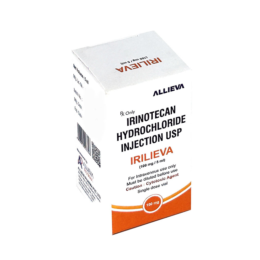 IRILIEVA 100MG Irinotecan Hydrochloride Injection IP 100mg by Allieva Pharma Private Limited